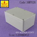 Caja de empalmes de aluminio IP67 caja de empalmes de caja de aluminio Caja de empalme electrónica de carril Din caja de caja eléctrica hermética e